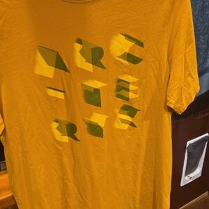 Arc'teryx Yellow and Green Short Sleeve Tee